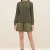 LAST ONE | Kowtow - Column Sweater - Olive