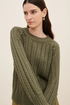 LAST ONE | Kowtow - Column Sweater - Olive