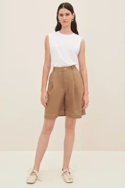 LAST ONE | Kowtow - Journey shorts - Earth Denim