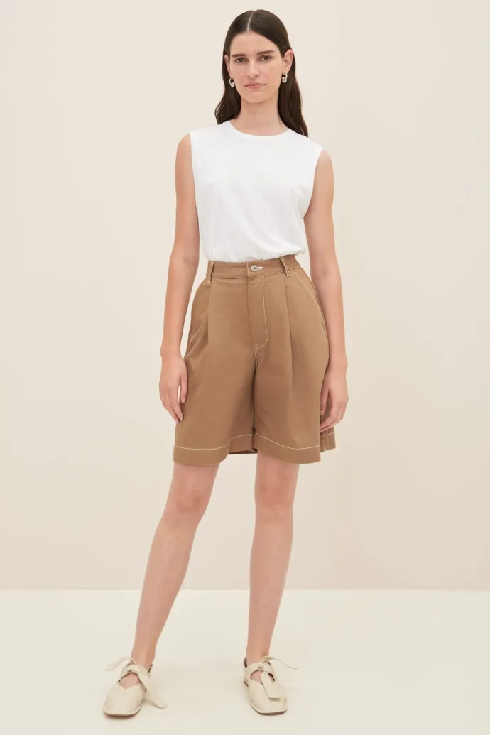 LAST ONE | Kowtow - Journey shorts - Earth Denim