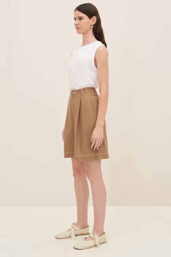 LAST ONE | Kowtow - Journey shorts - Earth Denim