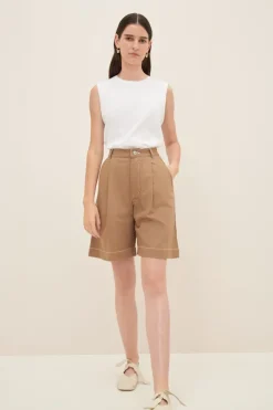 LAST ONE | Kowtow - Journey shorts - Earth Denim