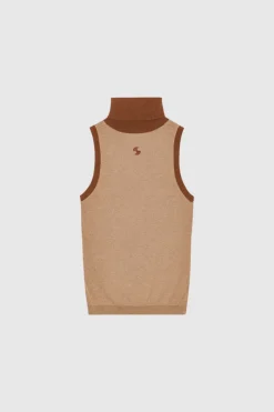 LAST ONE | Opera Sport - Juliette Top - Camel