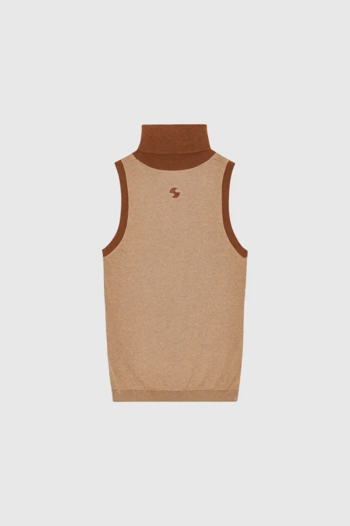 LAST ONE | Opera Sport - Juliette Top - Camel