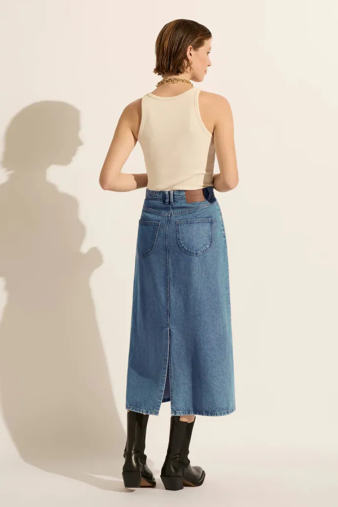 LAST ONE | Outland Denim - Ruby Maxi Skirt - Heritage