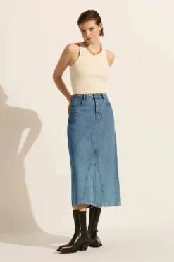 LAST ONE | Outland Denim - Ruby Maxi Skirt - Heritage
