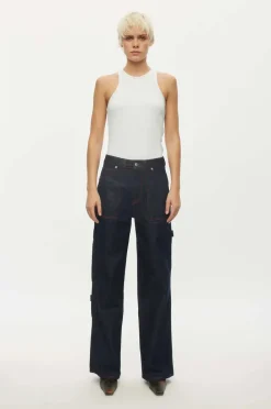 LAST ONE | Oval Square - Player Jeans - 0103 Raw Red Stitch
