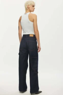 LAST ONE | Oval Square - Player Jeans - 0103 Raw Red Stitch