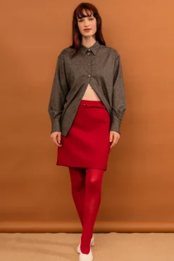 LAST ONE | Penny Sage - Anita Skirt - Scarlet