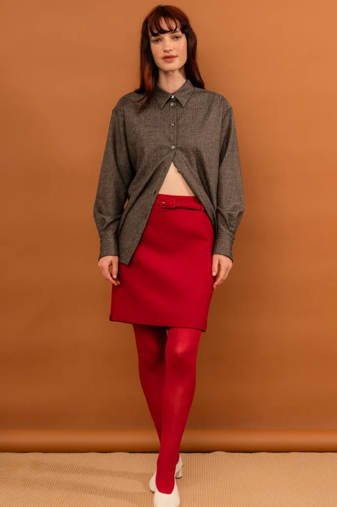 LAST ONE | Penny Sage - Anita Skirt - Scarlet