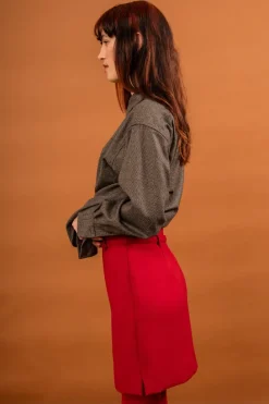 LAST ONE | Penny Sage - Anita Skirt - Scarlet