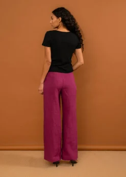 LAST ONE | Penny Sage - Holiday Trouser - Magenta