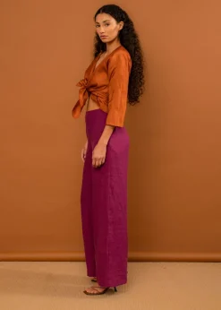 LAST ONE | Penny Sage - Holiday Trouser - Magenta