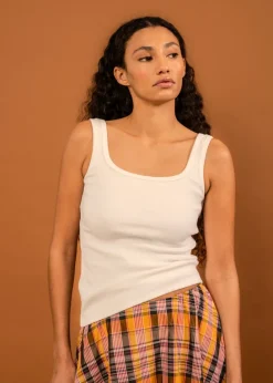 LAST ONE | Penny Sage - Leta Singlet - Ivory