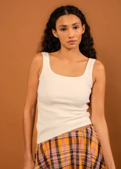 LAST ONE | Penny Sage - Leta Singlet - Ivory
