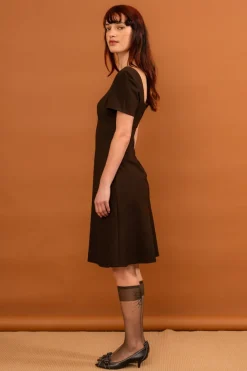 LAST ONE | Penny Sage - Nay Dress - Chocolate