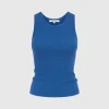 LAST ONE | ROWIE - Avery Knit Tank - Cobalt Blue