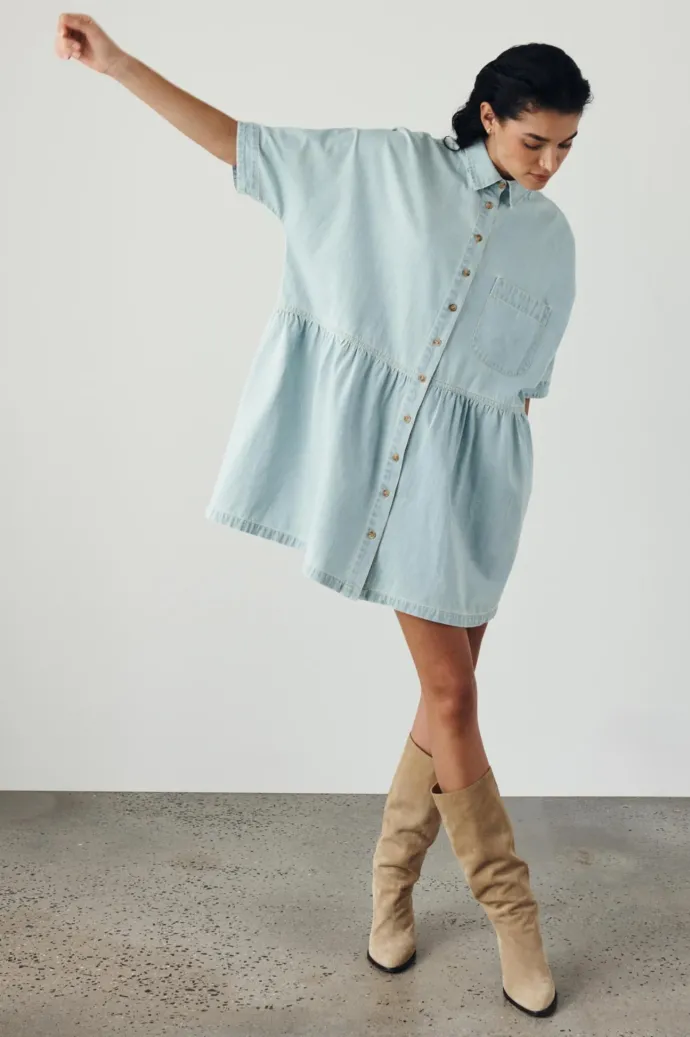 LAST ONE | ROWIE - Bailey Dress - Azul
