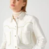 LAST ONE | Seventy + Mochi - Ray Blouse - Ecru Denim