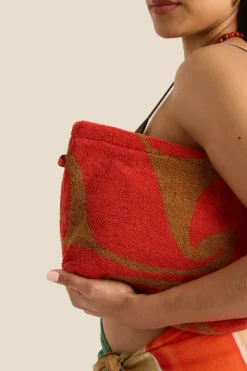 LAST ONE | Soleil Soleil - Towelling Pouch - Wave Spice