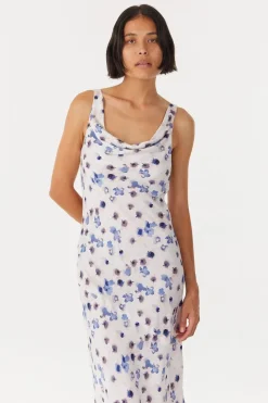 LAST ONE | Third Form - Blue Bell Cowl Slip - Floral
