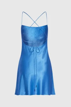 LAST ONE | Third Form - Crush Bias Cowl Mini Slip - Aegean