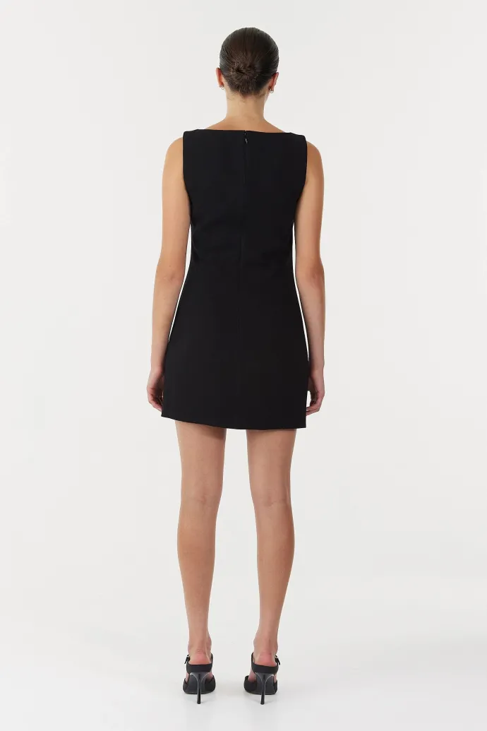 LAST ONE | Third Form - Enigma Minidress - Black