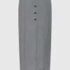 LAST ONE | Third Form - Metropolis Tailored Maxi Skirt - Smoke