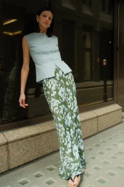 LAST ONE | Third Form - Modern Muse Bias Skirt - Olive Shadow