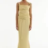 LAST ONE | Third Form - Paradigm Fluted Maxi Skirt - Citrus