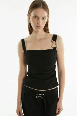 LAST ONE | Third Form - Paradigm Tucked Camisole - Black