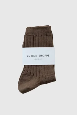 Le Bon Shoppe - Her Socks - Dark Tan