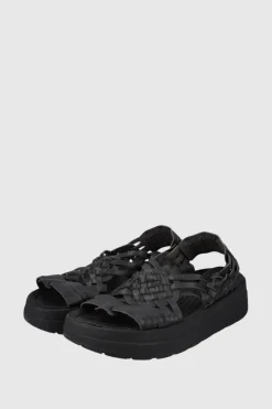 Malibu Sandals - Canyon Platform Vegan Leather - Black