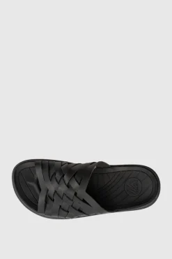 Malibu Sandals - Zuma Platform Vegan Leather - Black