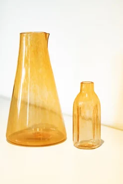 Monmouth Glass - Bottle Bud Vase - Apricot