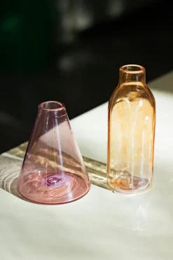 Monmouth Glass - Bottle Bud Vase - Apricot