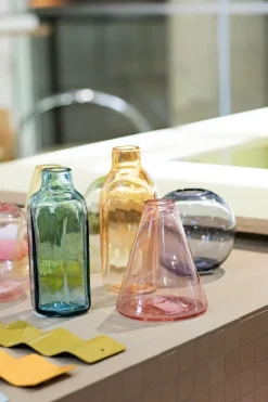 Monmouth Glass - Bottle Bud Vase - Apricot