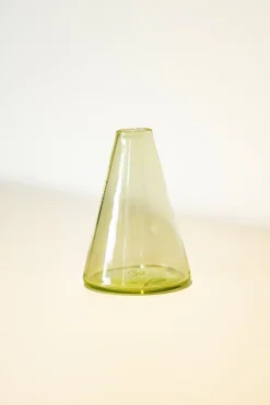 Monmouth Glass - Conical Bud Vase - Olive