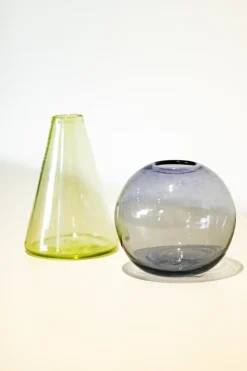 Monmouth Glass - Conical Bud Vase - Olive