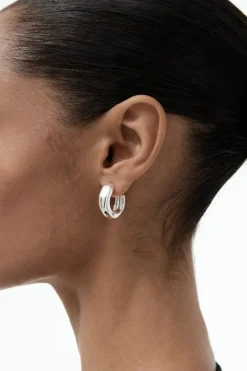 Nina Gordon - Sense Hoops Medium - Silver