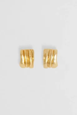 Nina Gordon - Vertigo Earrings - Gold