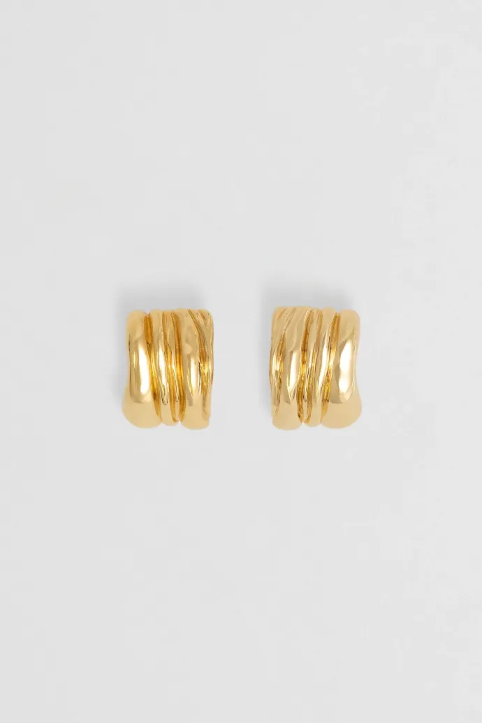 Nina Gordon - Vertigo Earrings - Gold