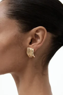 Nina Gordon - Vertigo Earrings - Gold