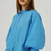 Norr - Cest 3/4 Shirt - Clear Blue