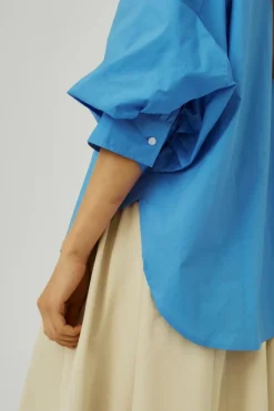 Norr - Cest 3/4 Shirt - Clear Blue