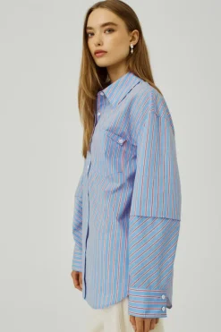 Norr - Nicci Shirt - Red Stripes