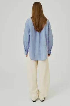 Norr - Nicci Shirt - Red Stripes