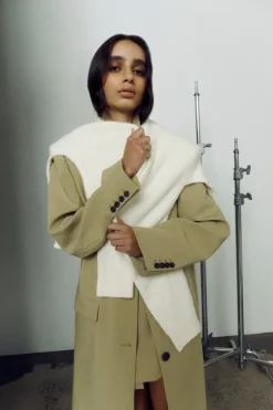 One of Others - Crawford Coat - Pale Khaki