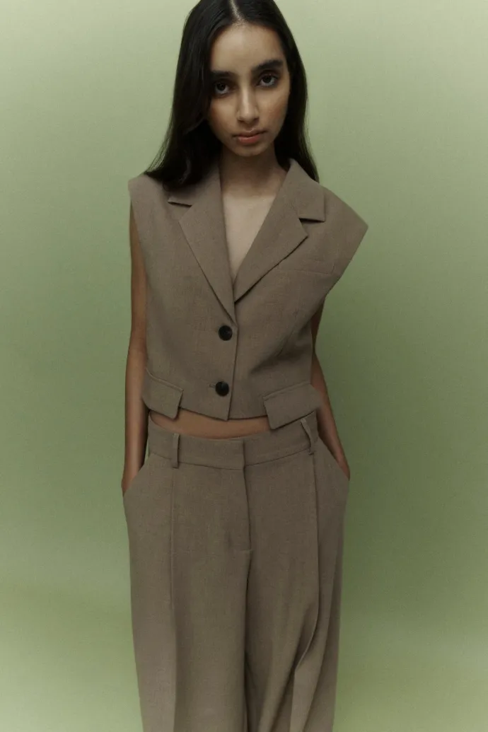 One of Others - Crawford Pant - Stone