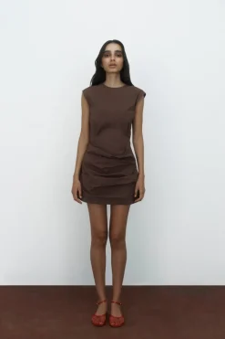 One of Others - Russo Mini Dress - Mocha